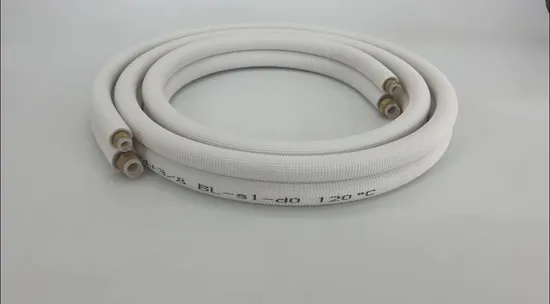 HVAC Mini Split Line Set Insulated Copper Pipes with Nuts for Air Conditioner 