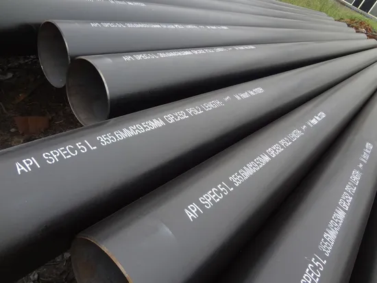 API 5CT Casing Pipe API 5CT Ms Round Pipe Chart of Weight ERW Q235 Welded Steel Tube ERW Casing Pipe Oil Gas Transportation 