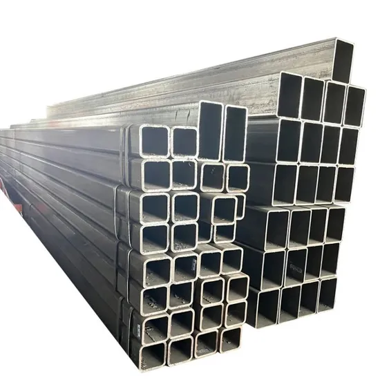 Mild Carbon Welded Metal Ms ERW Black Iron Hollow Section Rectangular and Square Steel Pipe 200X200 Galvanized Square Tube 