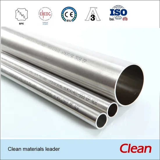 Hygenic Clean Sanitary Stainless Steel Tube Fitting Sf4 316L 304L Pipe Biopharmaceutical Food High Quality 3A Bpe 
